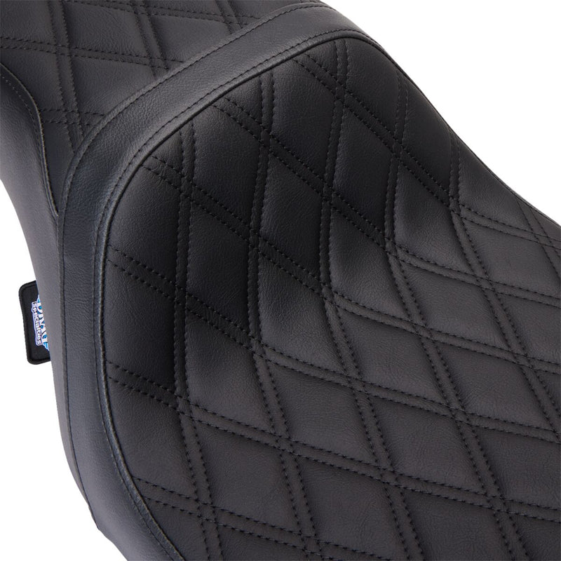 Drag Specialties Seats Predator 1-Up Seat Black Vinyl Each