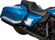 Drag Specialties Seats Predator 1-Up Seat Black Vinyl #0801-1483
