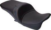 Drag Specialties Seats Freedom Touring Seat Black 2-Up Seat Leather Vinyl