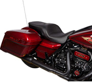 Drag Specialties Seats Freedom Touring Seat Black 2-Up Seat Leather Vinyl Each
