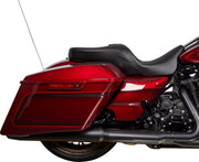 Drag Specialties Seats Freedom Touring Seat Black 2-Up Seat Leather Vinyl Each
