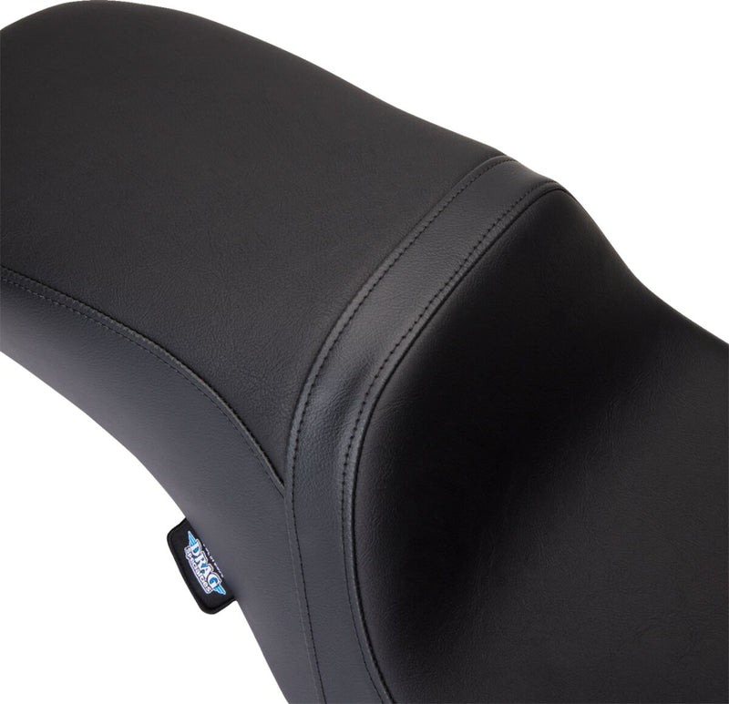 Drag Specialties Seats Performance Predator 2-Up Seat Black Vinyl Each