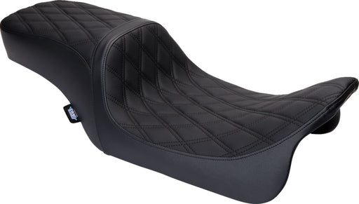 Drag Specialties Seats Performance Predator 2-Up Seat Black Vinyl