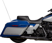 Drag Specialties Seats Performance Predator 2-Up Seat Black Vinyl Each