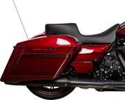 Drag Specialties Seats Performance Predator 2-Up Seat Black Leather Vinyl Each