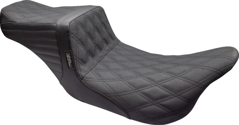 Le Pera Tailwhip Seat Black 2-Up Seat BikerTec #LK-587DDGP