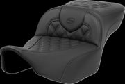 Saddlemen Black Roadsofa Lattice Stitch Extended Reach Seat for 2023-2026 Harley-Davidson Touring Models