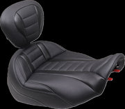 Mustang Deluxe Touring Solo Seat for 2023-2026 Harley-Davidson Black Vinyl