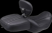 Mustang Deluxe Touring Solo Seat for 2023-2026 Harley-Davidson Black Vinyl Each