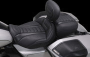 Mustang Deluxe Touring Solo Seat for 2023-2026 Harley-Davidson Black Vinyl Each
