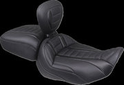 Mustang Deluxe Touring Solo Seat for 2023-2026 Harley-Davidson Black Vinyl #89401GM
