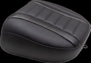 Mustang Deluxe Touring Passenger Seat for 2023-2026 Harley-Davidson Black Vinyl