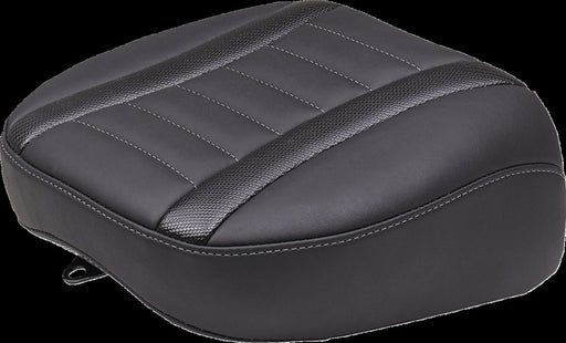 Mustang Deluxe Touring Passenger Seat for 2023-2026 Harley-Davidson Black Grey Vinyl