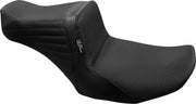 Le Pera Tailwhip Seat Black 2-Up Seat BikerTec #LV-587BW