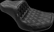 Le Pera Tailwhip Seat for 2023-2026 Harley-Davidson Black 2-Up Seat BikerTec