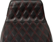 Le Pera Tailwhip Seat Black Red 2-Up Seat BikerTec #LV-587DD-R01