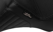 Le Pera Tailwhip Daddy Long Legs Seat for 2023-2026 Harley-Davidson Black 2-Up Seat BikerTec Each