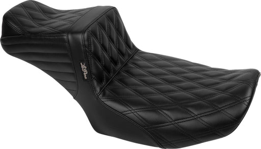 Le Pera Tailwhip Daddy Long Legs Seat for 2023-2026 Harley-Davidson Black 2-Up Seat BikerTec