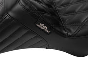 Le Pera Tailwhip Daddy Long Legs Seat for 2023-2026 Harley-Davidson Black 2-Up Seat BikerTec Each