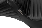 Le Pera Tailwhip Daddy Long Legs Seat for 2023-2026 Harley-Davidson Black 2-Up Seat BikerTec Each