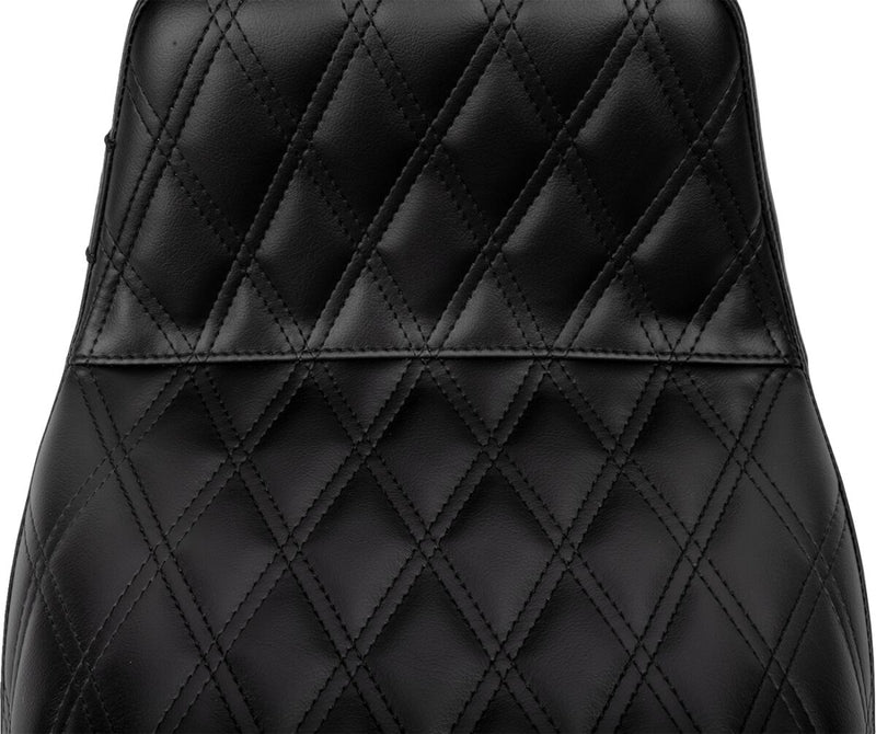 Le Pera Kickflip Seat for 2023-2026 Harley-Davidson Black 2-Up Seat BikerTec Vinyl Each