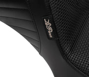 Le Pera Kickflip Daddy Long Legs Seat for 2023-2026 Harley-Davidson Black Solo Vinyl #LV-597DLBW