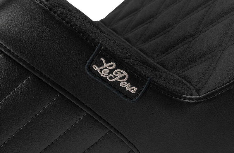 Le Pera Kickflip Seat for 2023-2026 Harley-Davidson Black 2-Up Seat BikerTec Vinyl Each