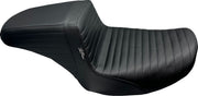 Le Pera Kickflip Seat for 2023-2026 Harley-Davidson Black 2-Up Seat BikerTec Vinyl