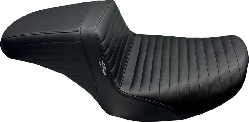 Le Pera Kickflip Seat for 2023-2026 Harley-Davidson Black 2-Up Seat BikerTec Vinyl