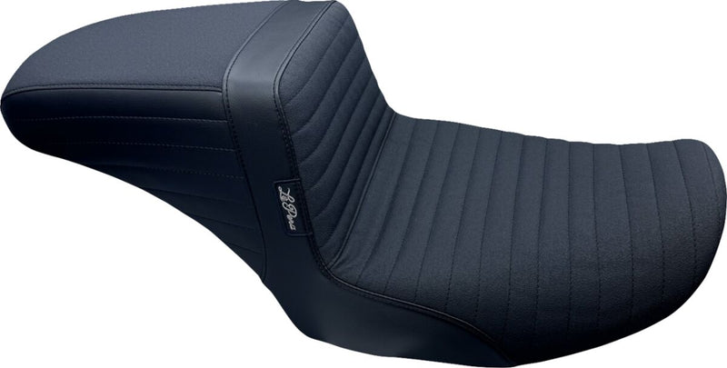 Le Pera Kickflip Seat for 2023-2026 Harley-Davidson Black 2-Up Seat BikerTec Vinyl