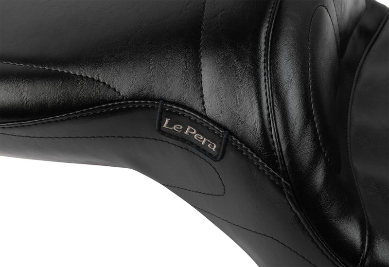 Le Pera Maverick Seat Black One-Piece Vinyl #LV-957BR