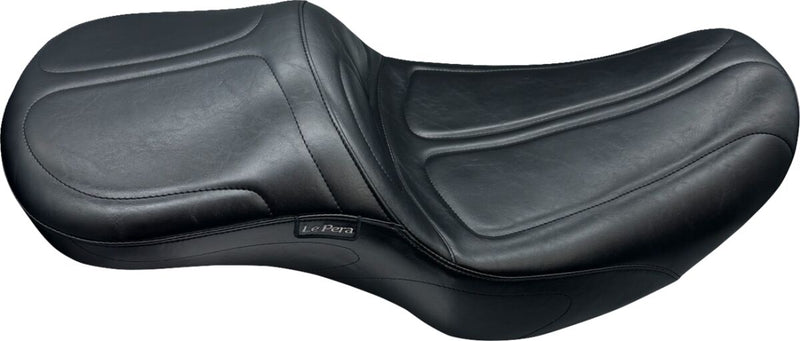 Le Pera Maverick Daddy Long Legs Seat Black One-Piece Vinyl #LV-957DL
