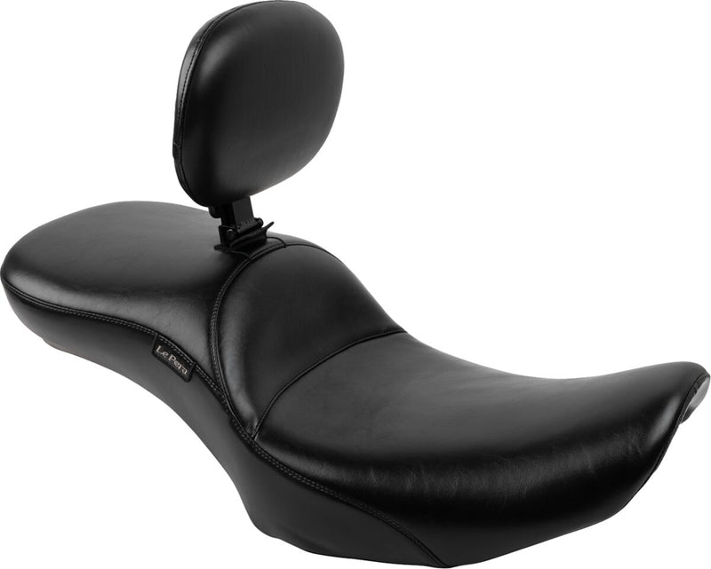 Le Pera Maverick Daddy Long Legs Seat Black One-Piece Vinyl