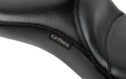 Le Pera Maverick Daddy Long Legs Seat Black One-Piece Vinyl #LV-957DLBRS
