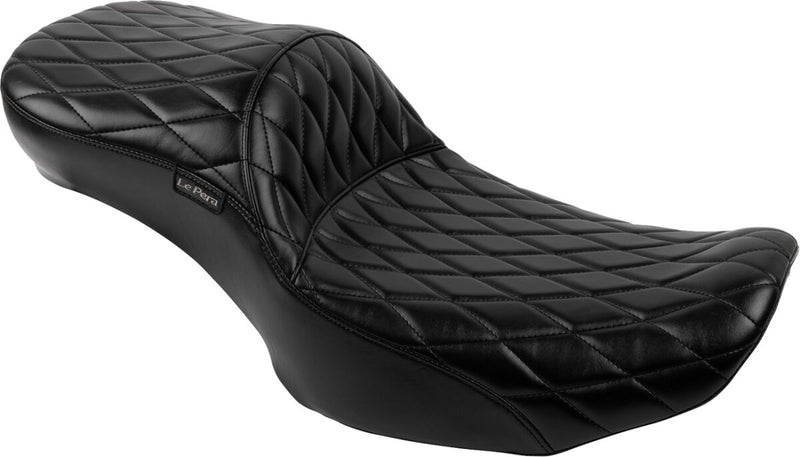 Le Pera Maverick Daddy Long Legs Seat Black One-Piece Vinyl