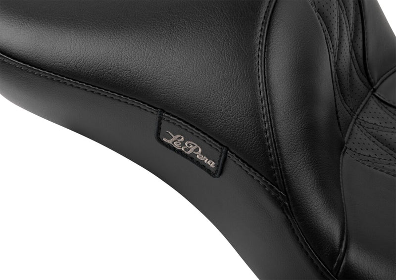 Le Pera Maverick Daddy Long Legs Seat Black One-Piece Vinyl #LV-957DLHR2