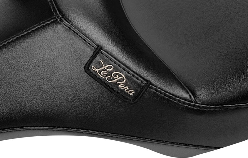 Le Pera Outcast Seat for 2023-2026 Harley-Davidson Black 2-Up Seat Vinyl #LV-987BR