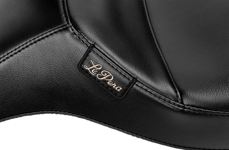 Le Pera Outcast Seat for 2023-2026 Harley-Davidson Black 2-Up Seat Vinyl #LV-997BR
