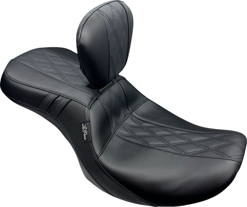 Le Pera Outcast Seat Black 2-Up Seat Vinyl #LV-997BRGT2