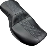 Le Pera Outcast Seat for 2023-2026 Harley-Davidson Black 2-Up Seat Vinyl