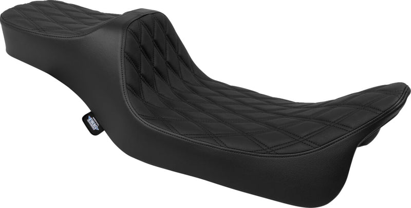 Extended Reach Predator III Seat Black Fitment Harley-Davidson #4687B