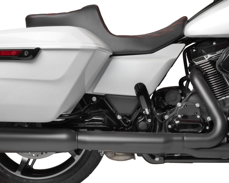 Predator III Seat Black| Red Fitment Harley-Davidson #4690D