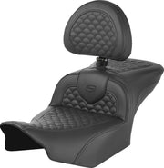 Saddlemen Dragon Scale Stitch RoadSofa™ Seat for 2023-2026 Harley-Davidson Black 2-Up Seat Saddlehyde™