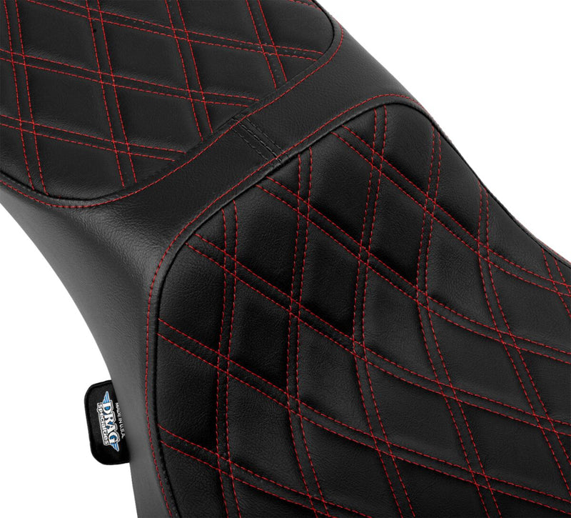 Performance Predator 2-Up Seat with Extended Reach Black| Red #4691D