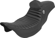 Saddlemen Pro Series SDC Performance Grip Seat for 2008-2025 Harley-Davidson Black 2-Up Seat Saddlehyde™