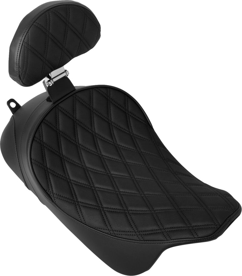 Solo Front Seat with Backrest Option Black #4699B