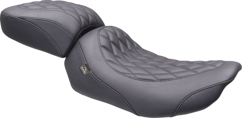 Mustang Wide Tripper™ Solo Seat for 2023-2026 Harley-Davidson Black Polyurethane Vinyl Each