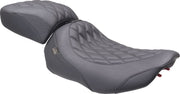 Mustang Wide Tripper™ Solo Seat for 2023-2026 Harley-Davidson Black Polyurethane Vinyl Each