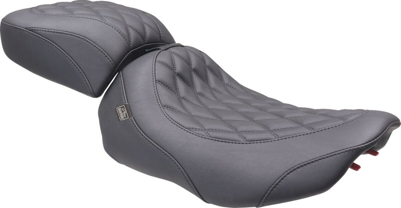 Mustang Wide Tripper™ Solo Seat for 2023-2026 Harley-Davidson Black Polyurethane Vinyl Each