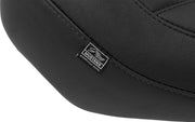 Mustang Wide Tripper™ Solo Seat for 2023-2026 Harley-Davidson Black Polyurethane Vinyl #88503